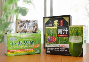 健康食品のお茶パッケージデザイン