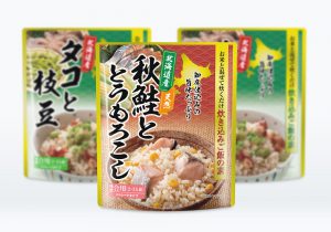 レトルト食品のパッケージデザイン